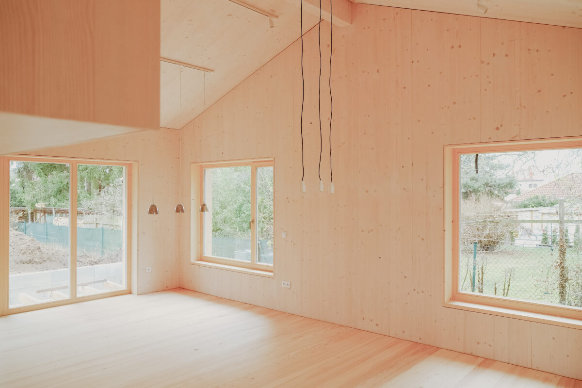 Barrierefreies Holz100-Massivholzhaus in Apolda  - Thoma Holz100 