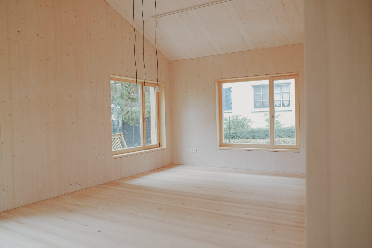 Barrierefreies Holz100-Massivholzhaus in Apolda  - Thoma Holz100 