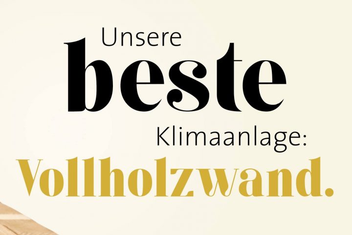 Unsere beste Klimaanlage - Thoma Holz100