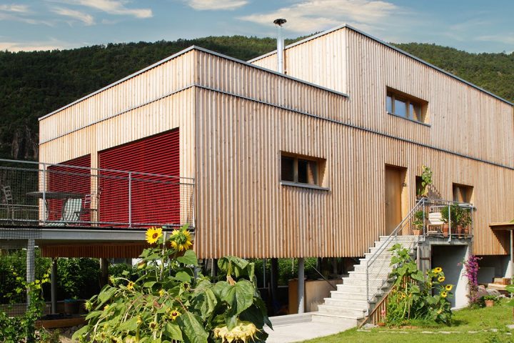 Försterhaus auf Säulen - Thoma Holz100