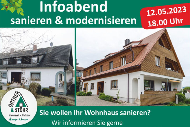 Infoabend sanieren & modernisieren - Thoma Holz100
