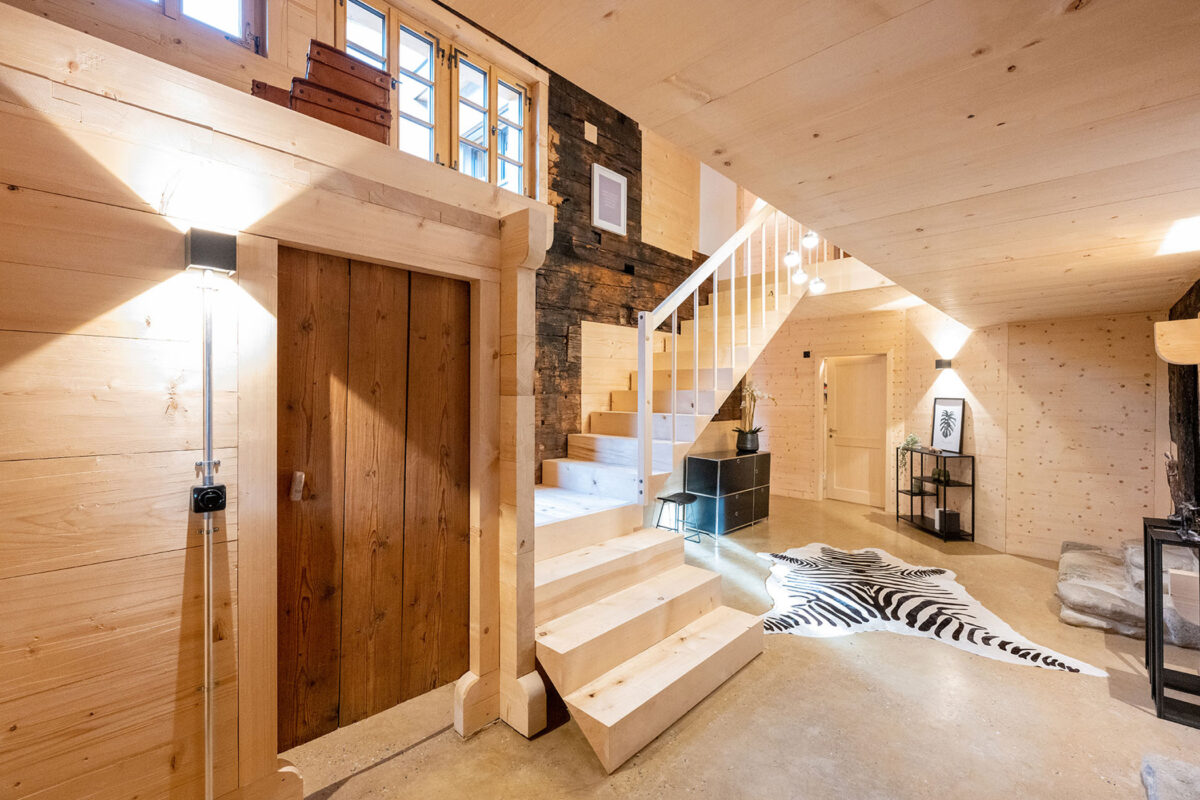 Sanierung mittelalterlicher Blockbau & Holz100 Anbau - Thoma Holz100 