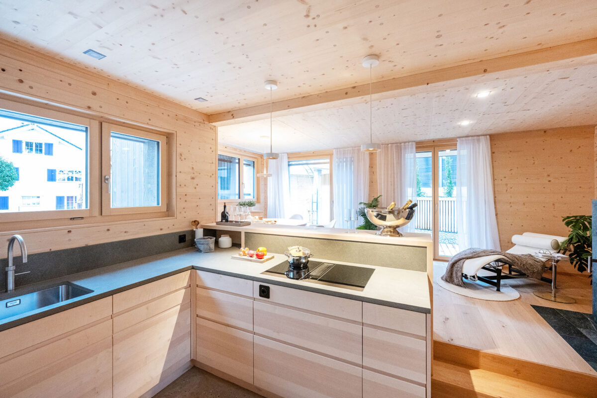 Sanierung mittelalterlicher Blockbau & Holz100 Anbau - Thoma Holz100 