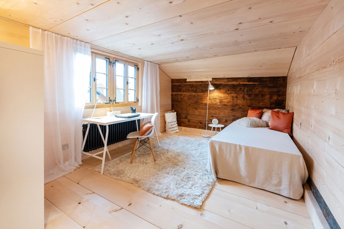 Sanierung mittelalterlicher Blockbau & Holz100 Anbau - Thoma Holz100 