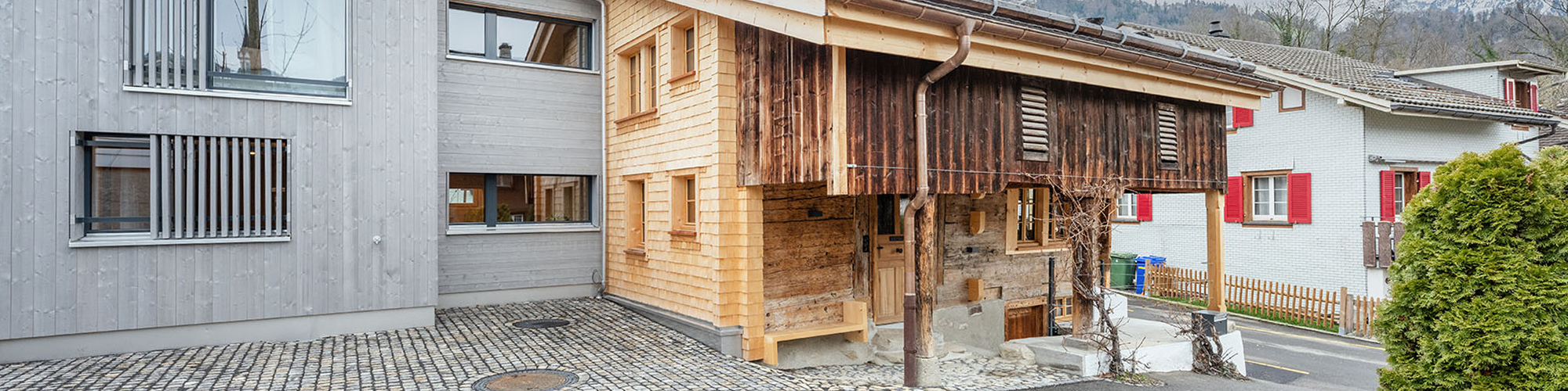 Sanierung mittelalterlicher Blockbau & Holz100 Anbau - Thoma Holz100