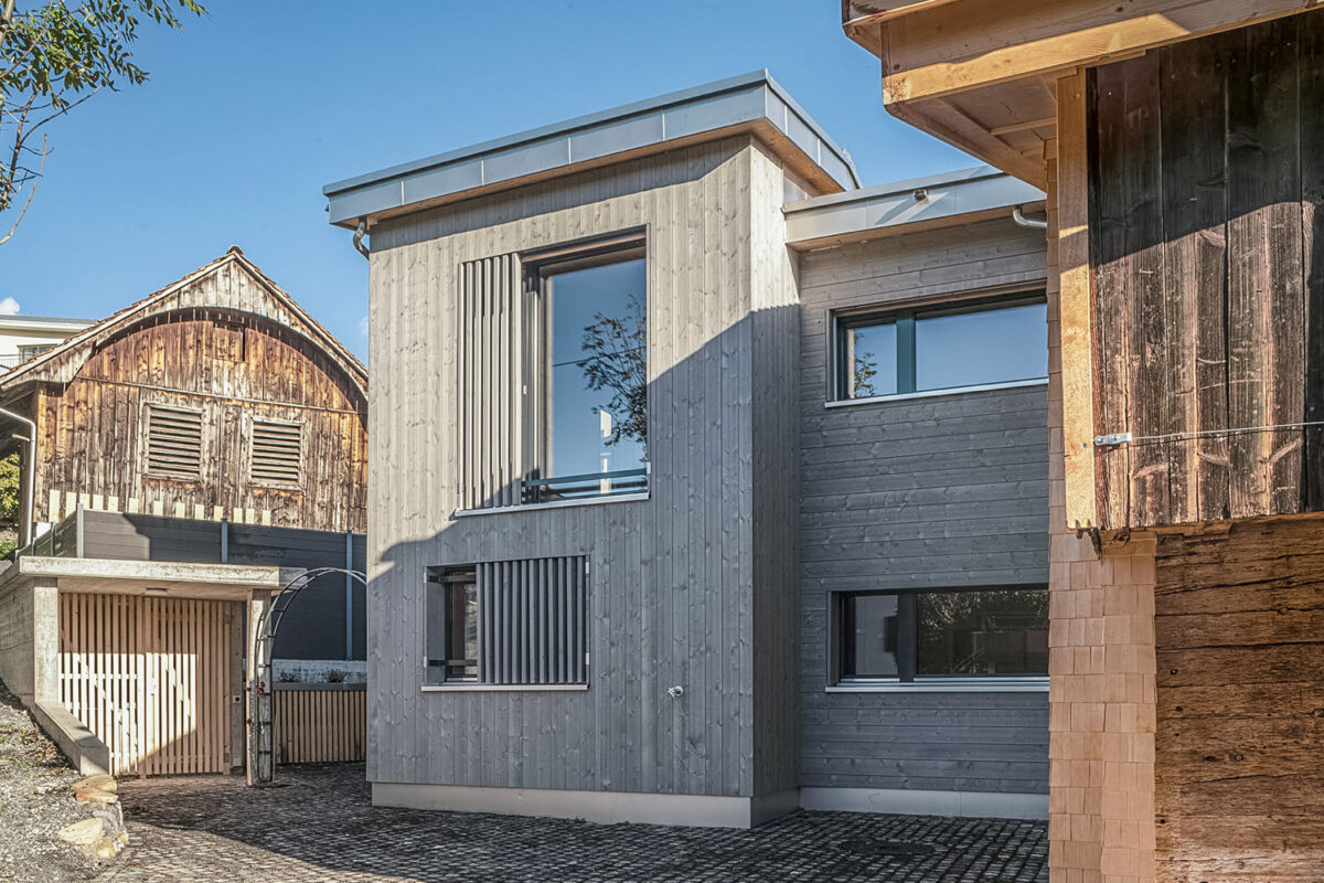 Sanierung mittelalterlicher Blockbau & Holz100 Anbau - Thoma Holz100 