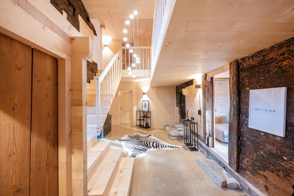 Sanierung mittelalterlicher Blockbau & Holz100 Anbau - Thoma Holz100 