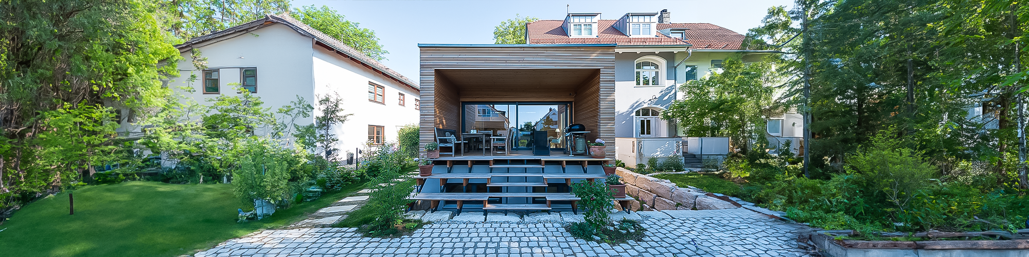 Gelungene Wohnraumerweiterung mit Holz100 - Thoma Holz100