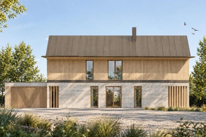 Tag der offenen Baustelle: Holz100-Haus im Chalet-Stil bei Moosburg an der Isar - Thoma Holz100
