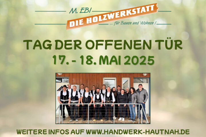 Handwerk hautnah erleben – in Nöggenschwiel! - Thoma Holz100