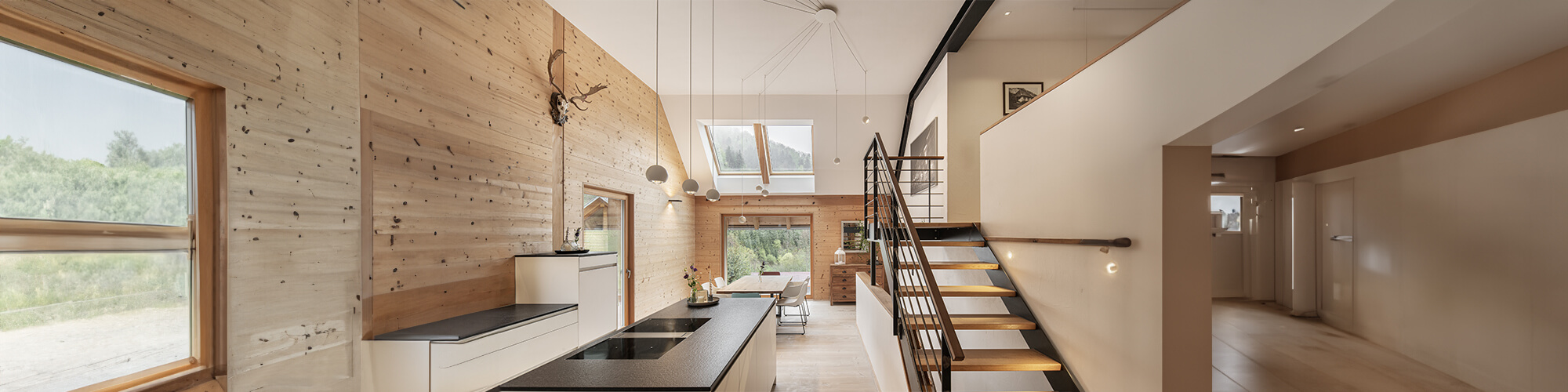 Aufstockung Wohnhaus Holz100 - Thoma Holz100