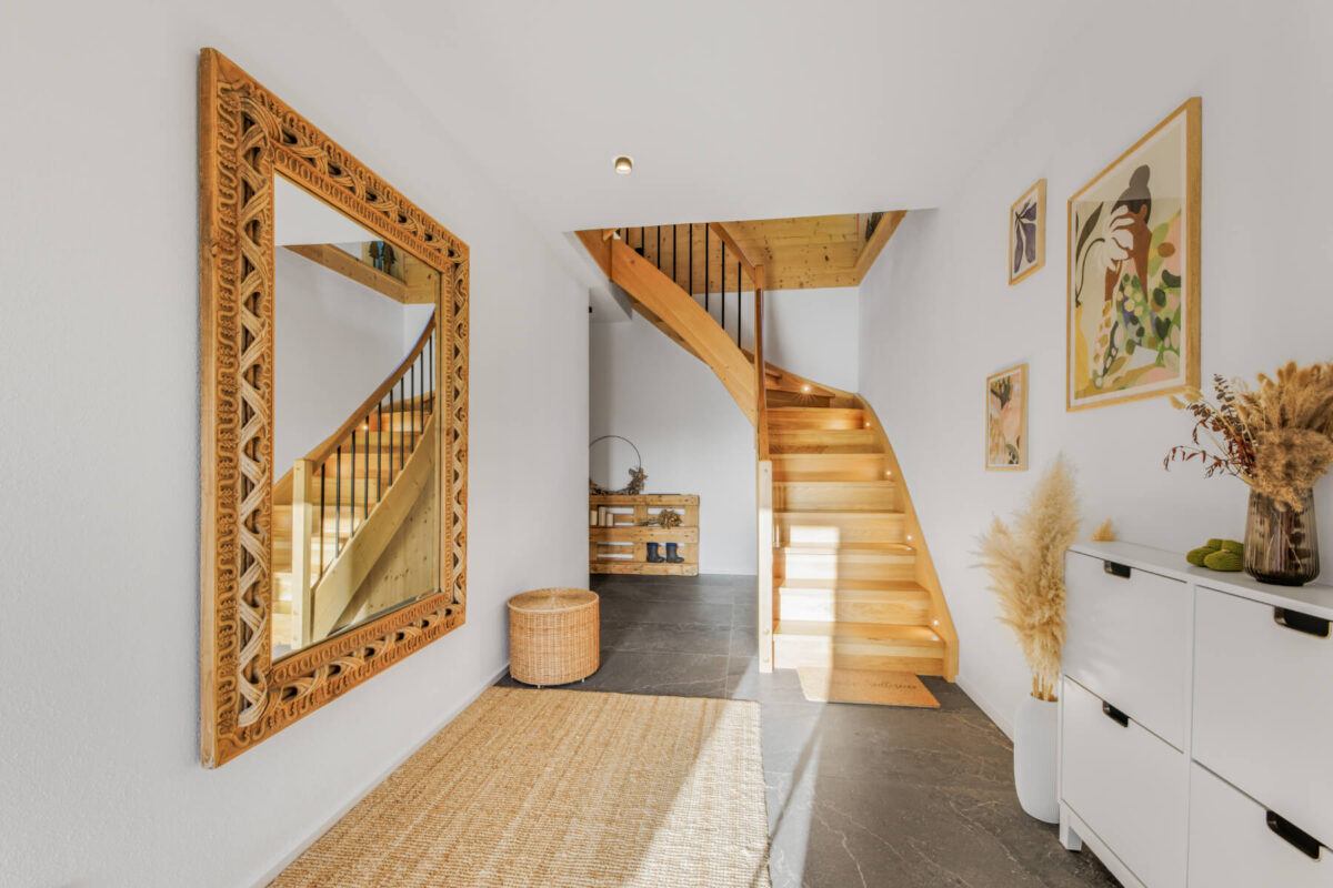 Holz100 Haus in anspruchsvoller Hanglage - Thoma Holz100 