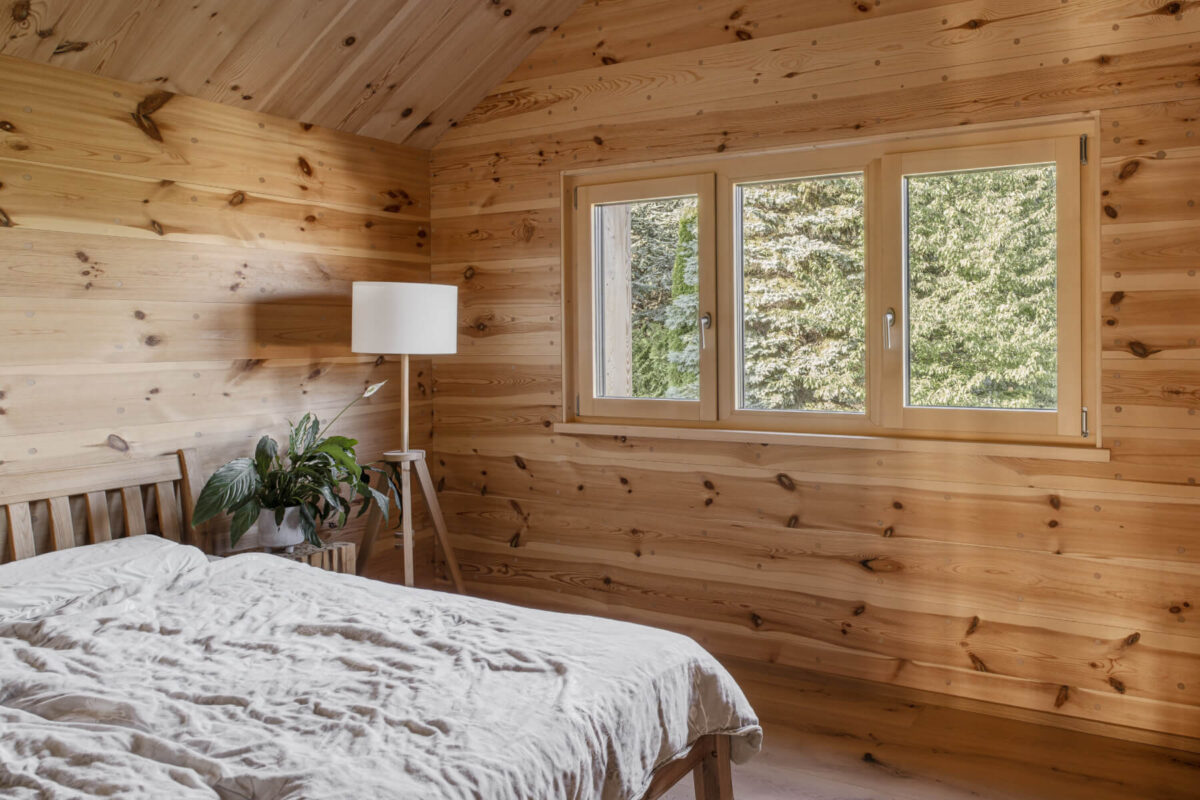 Einfamilienhaus aus Mondholz im Schneebergland - Thoma Holz100 