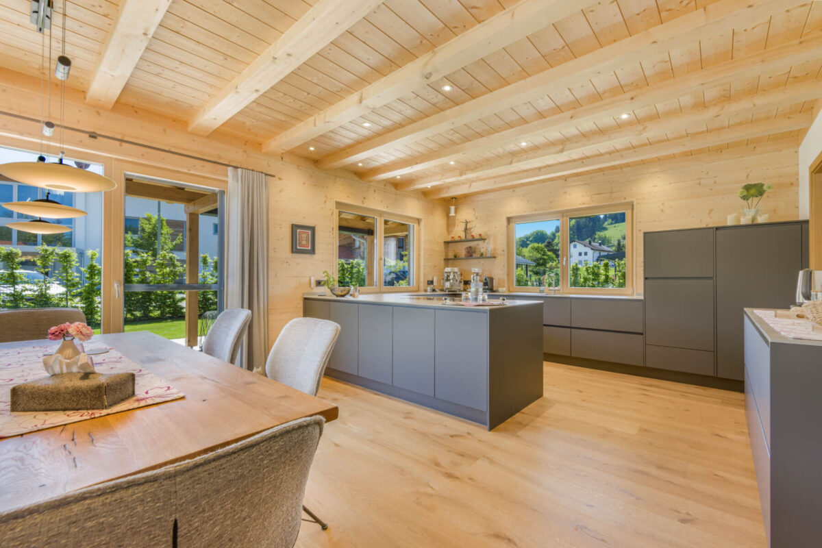 Holz100-Wohnhaus im bayerischen Oberland - Thoma Holz100 