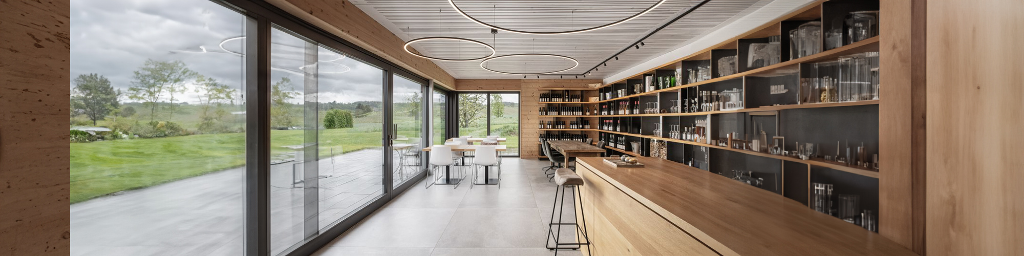 Holz100 Bauweise veredelt Weingut - Thoma Holz100